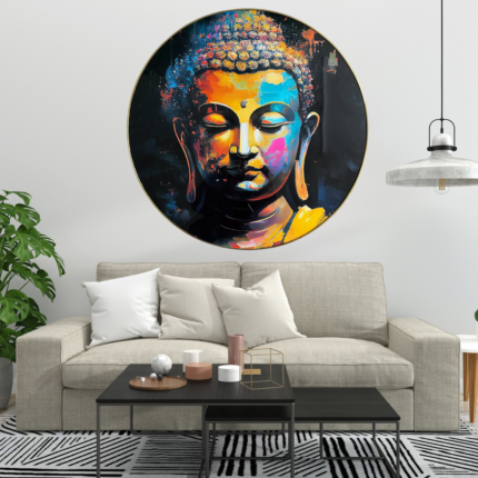 Gautam Buddha Crystal Frame 2