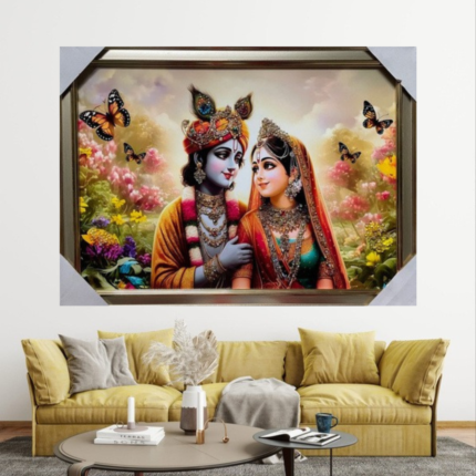 DIVINE Radha Krishan Crystal Painting 3