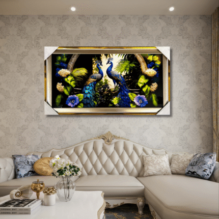 PEACOCK Crystal Frame 16